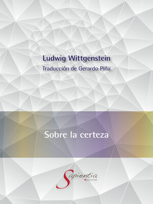 cover image of Sobre la certeza